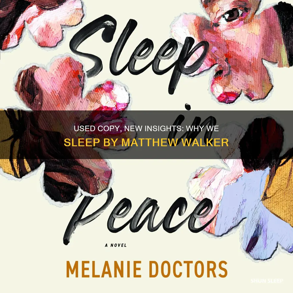 why we sleep matthew walker used book