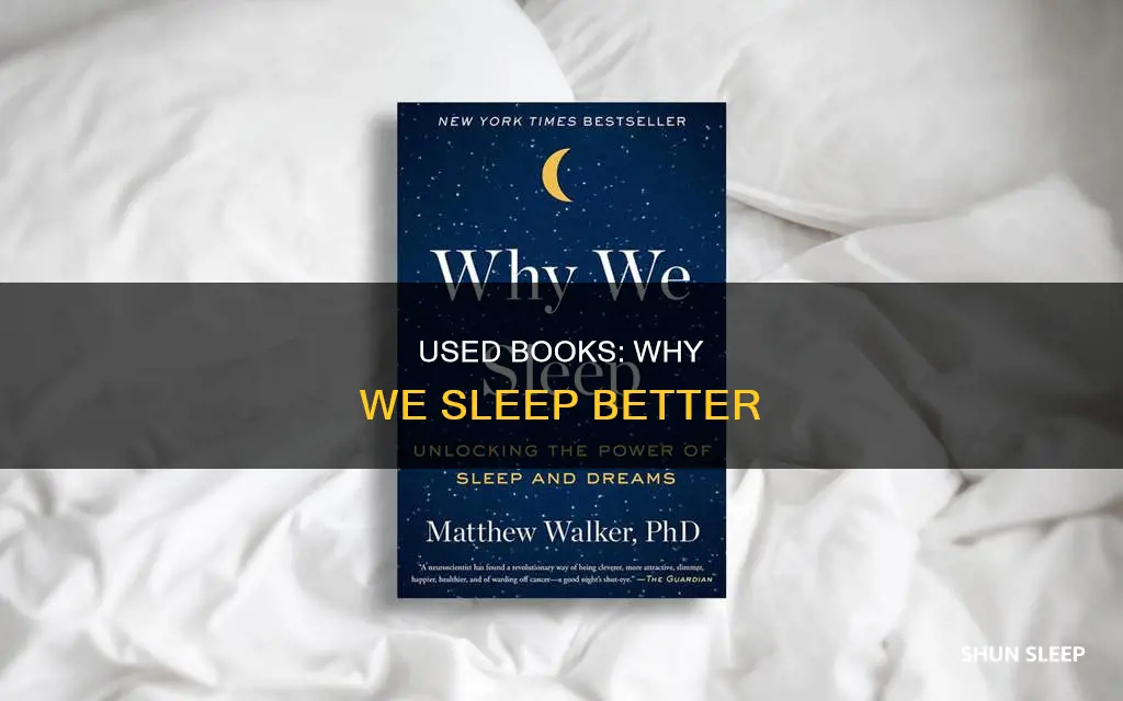 why we sleep used book
