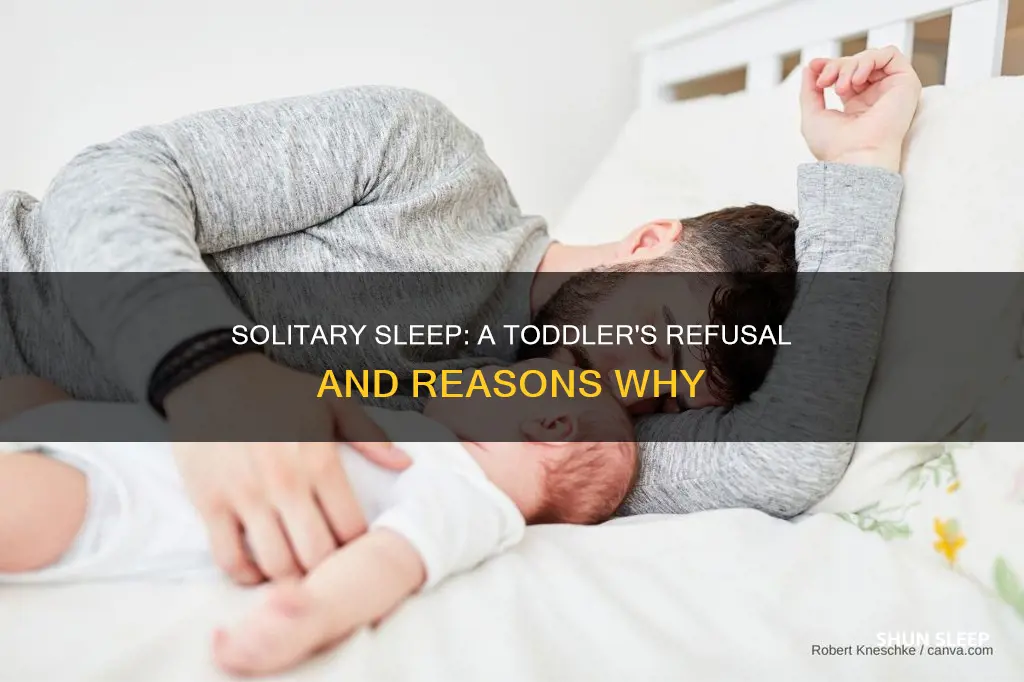 why will my 1 year old will not sleep alone