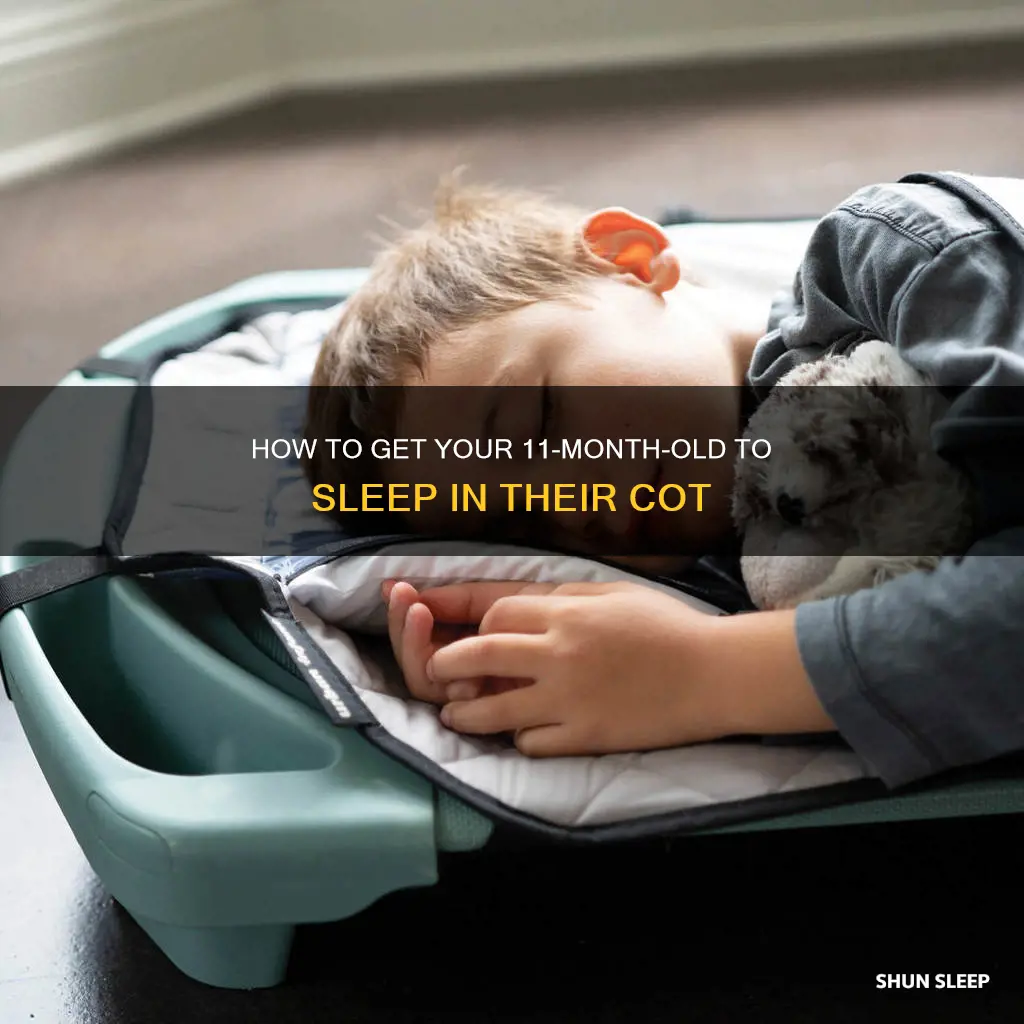 why wont my 11 month old sleep in his cot