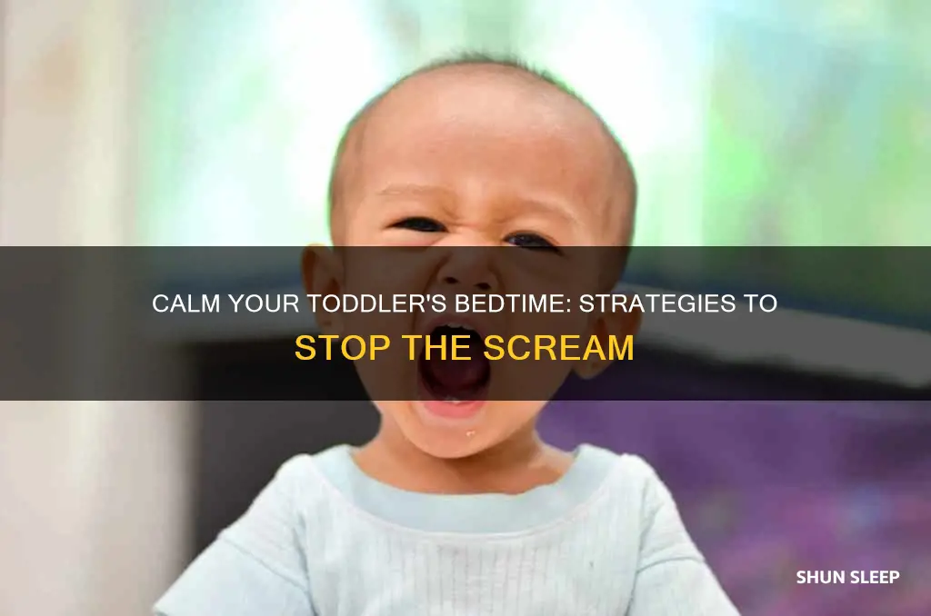 why wont my 2 year old sleep wiyhout screaming