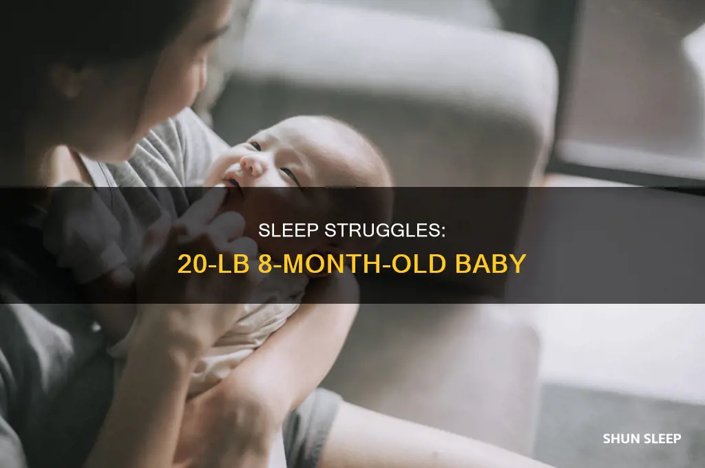 why wont my 20 lb 8 month old won