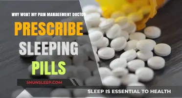 Pain Management Doctors: Why No Sleeping Pills?