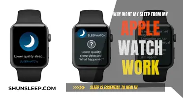 Troubleshooting Apple Watch's Sleep Tracking Functionality
