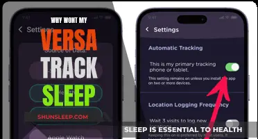Troubleshooting Versa Sleep Tracking: What's Keeping You Up?