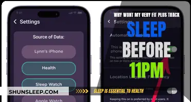 VeryFit Plus: Sleep Tracking Not Working Before 11 PM