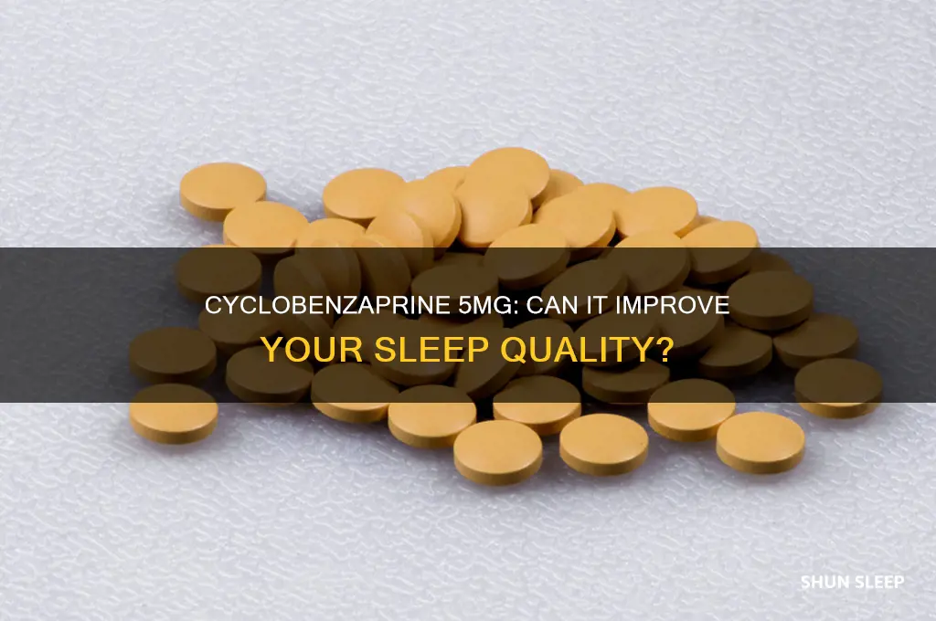 will 5 mg of cyclobenzaprine help you sleep