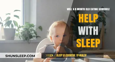 Consistent 9-Month-Old Eating Schedule: Key to Better Sleep?