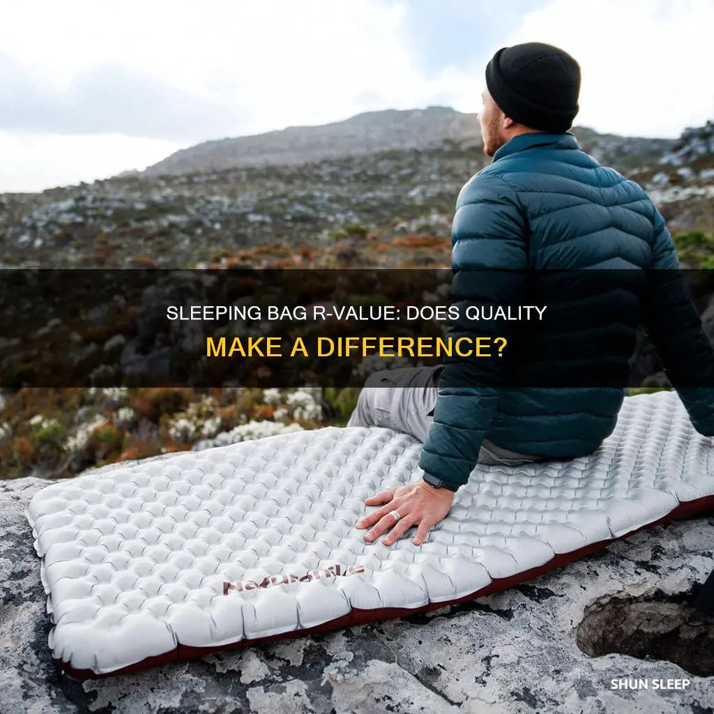will a better sleeping bag offset low r value