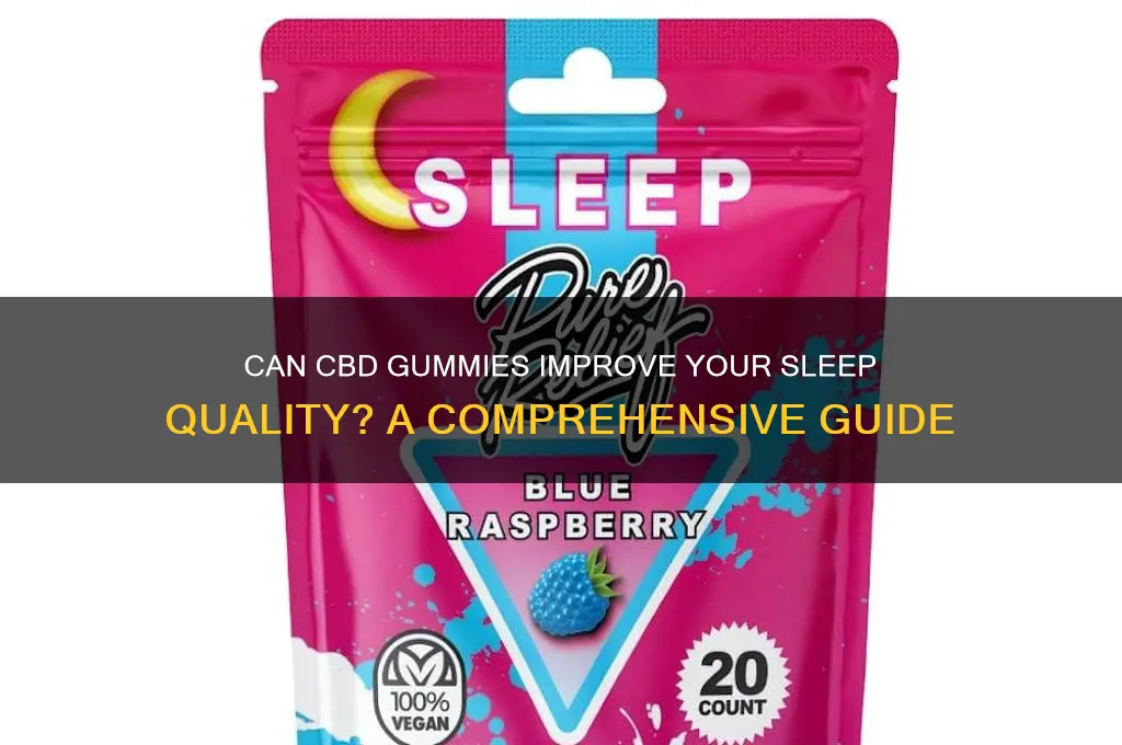 will a cbd gummy help me sleep