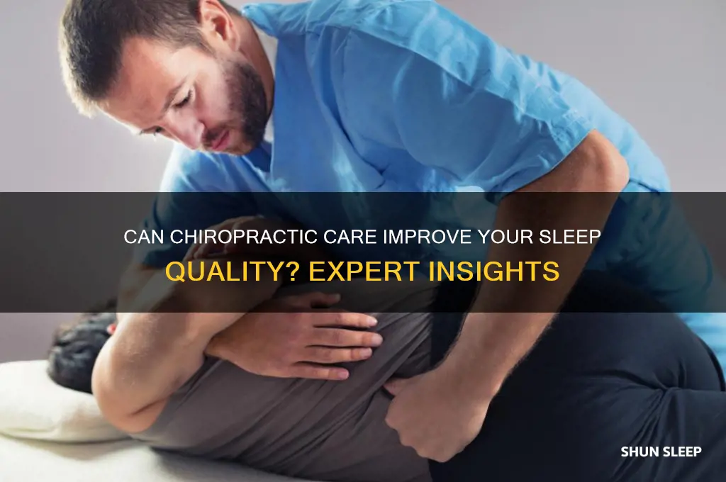 will a cyropractor help with a better night sleep