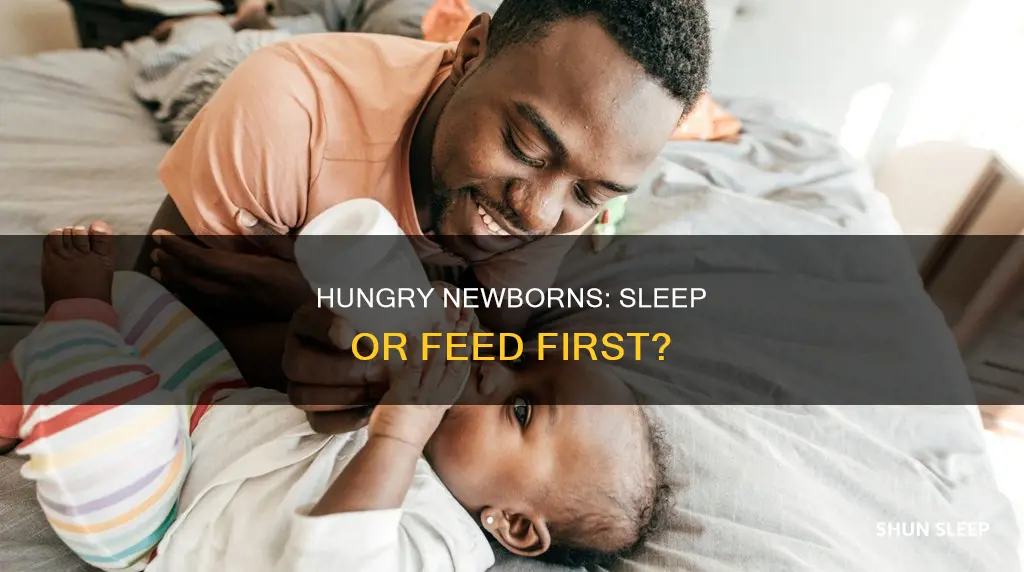 will a hungry newborn sleep