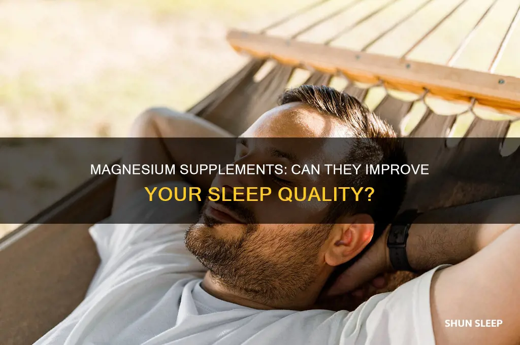 will a magnesium supplement help me sleep