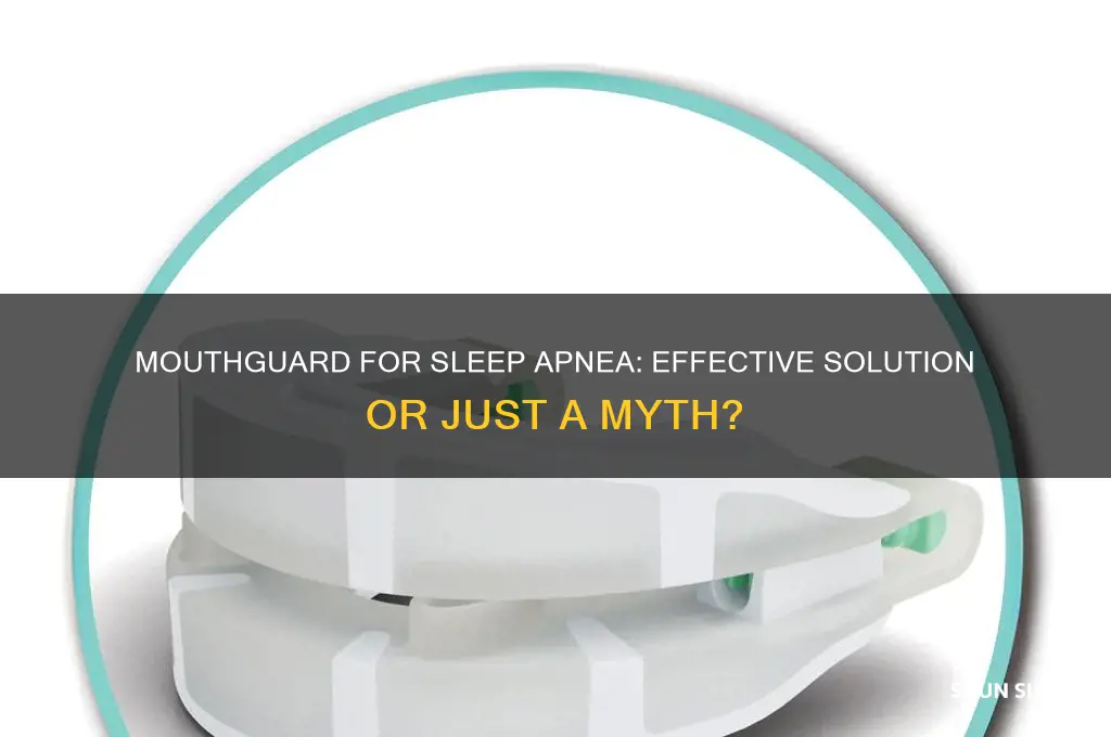 will a mouthguard help with sleep apnea