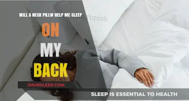 Can a Neck Pillow Improve Back Sleeping Comfort and Quality?