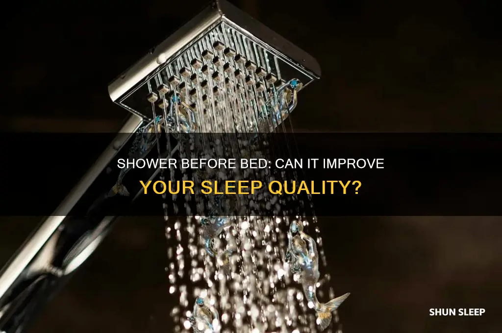 will a shower help me sleep