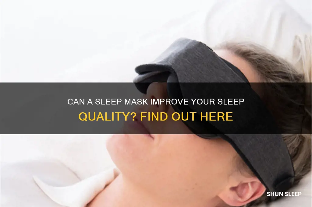 will a sleep mask help me sleep