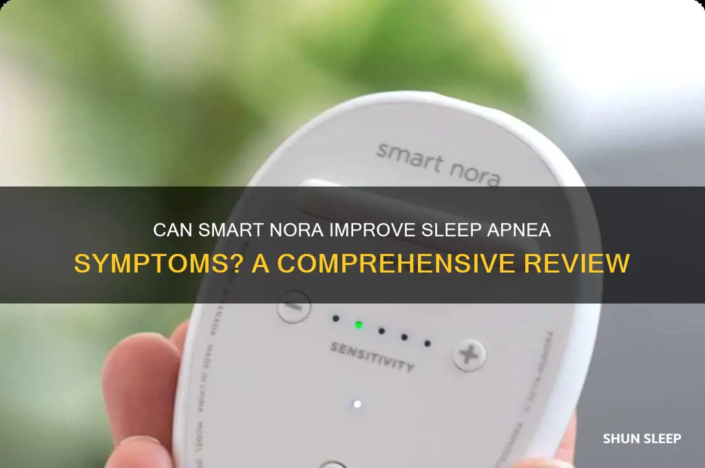 will a smart nora help with sleep apnea