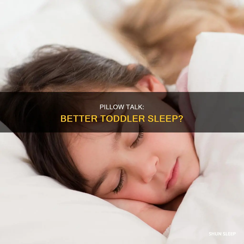 will a toddler sleep better with a pillow