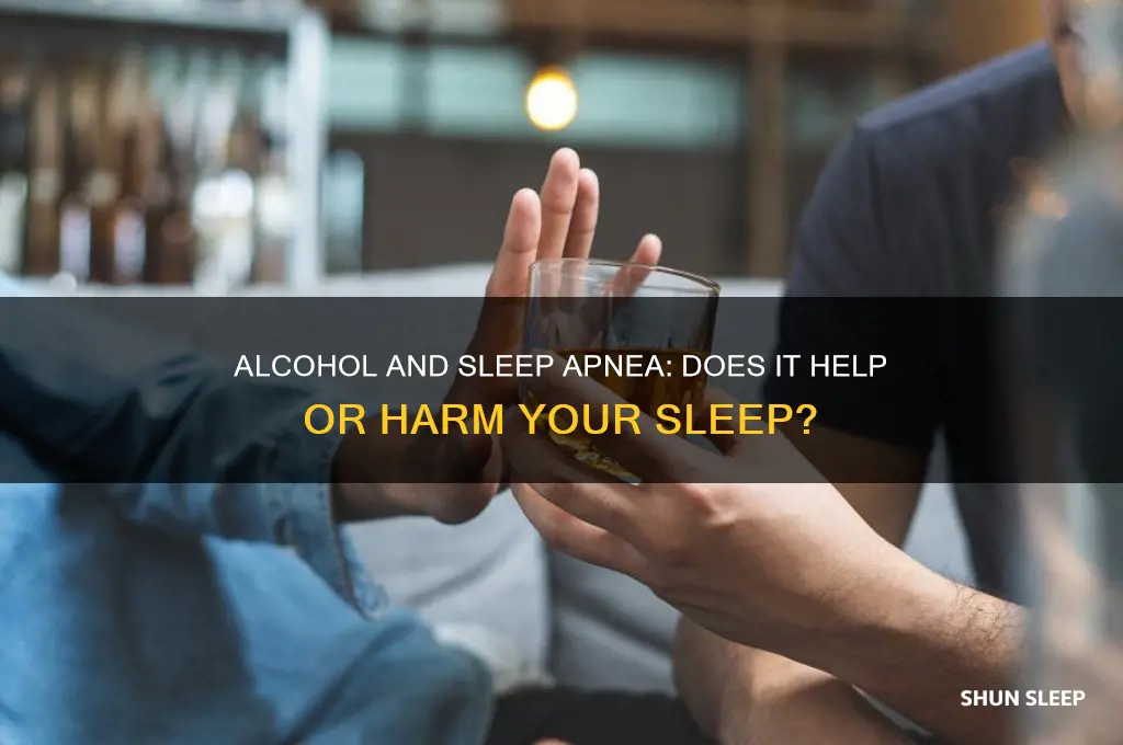 will alcohol help sleep apne2