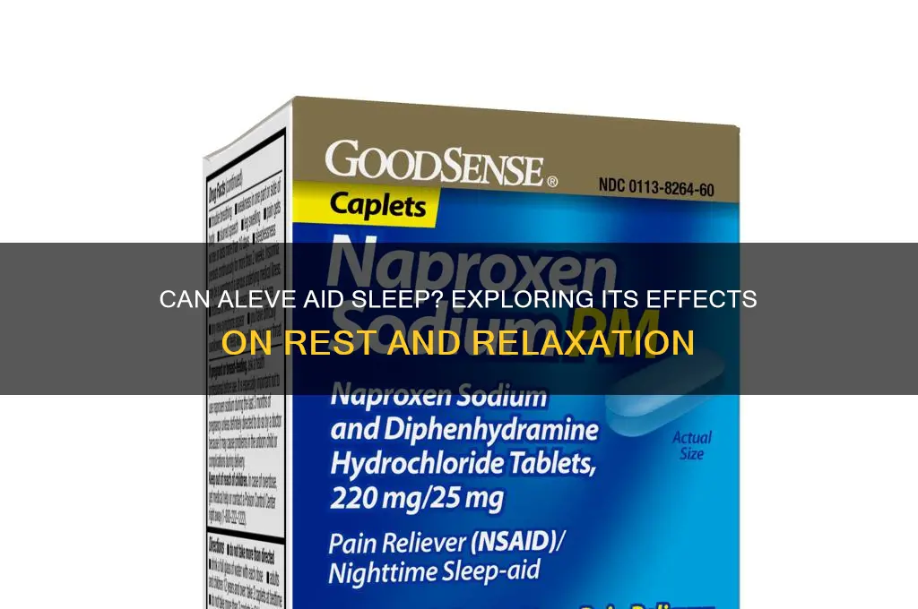 will aleve help me sleep