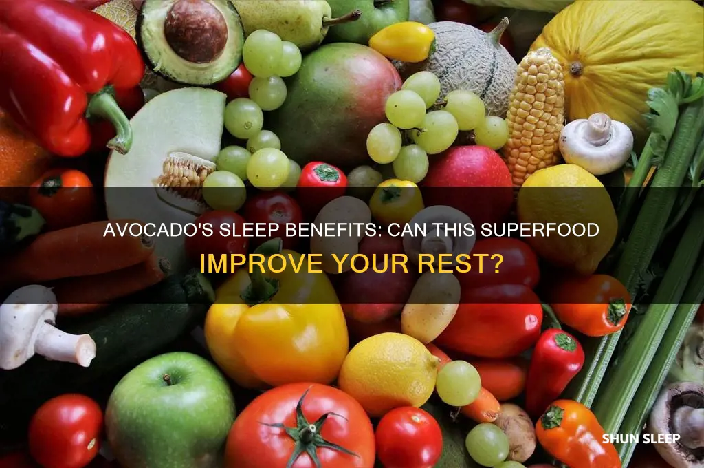 will avocado help me sleep