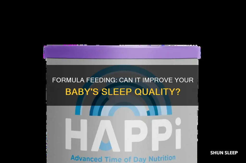 will baby sleep better on formula