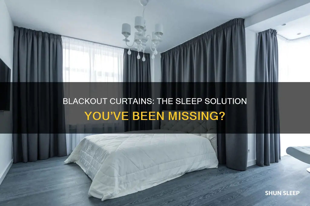 will black out curtqins really help you sleep