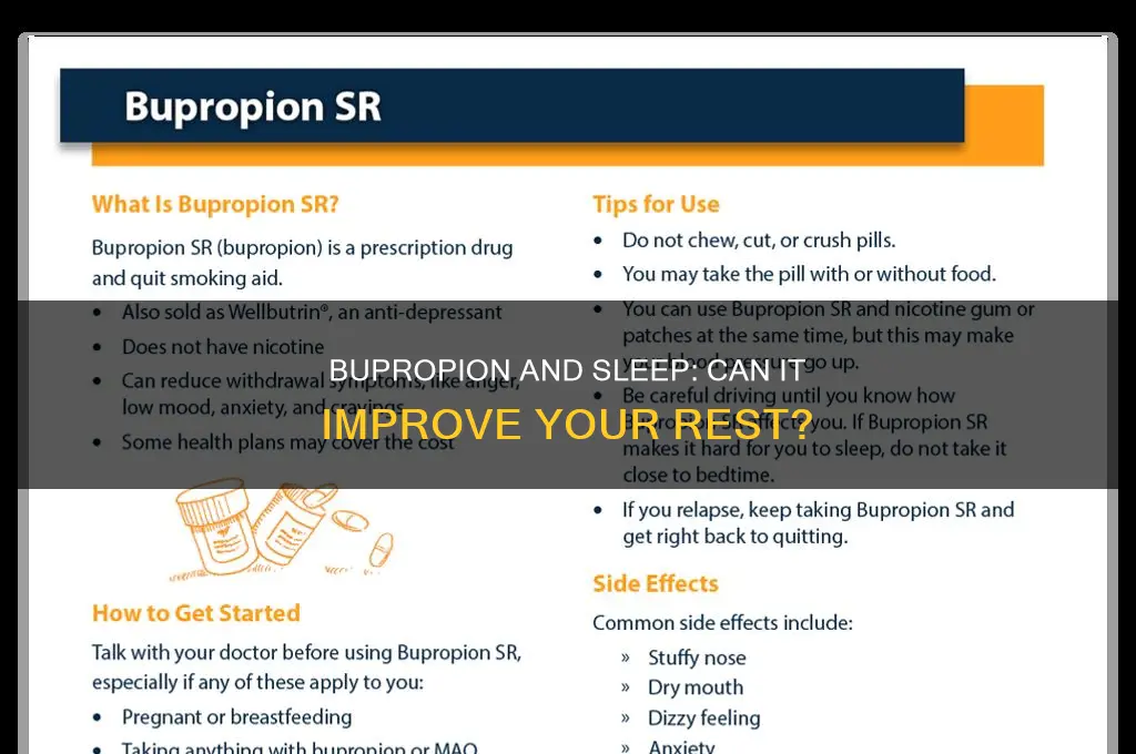 will bupropion help me sleep