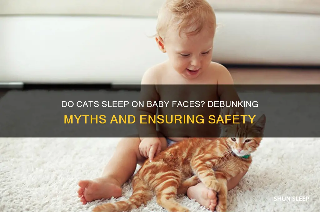 will cats sleep on babys faces