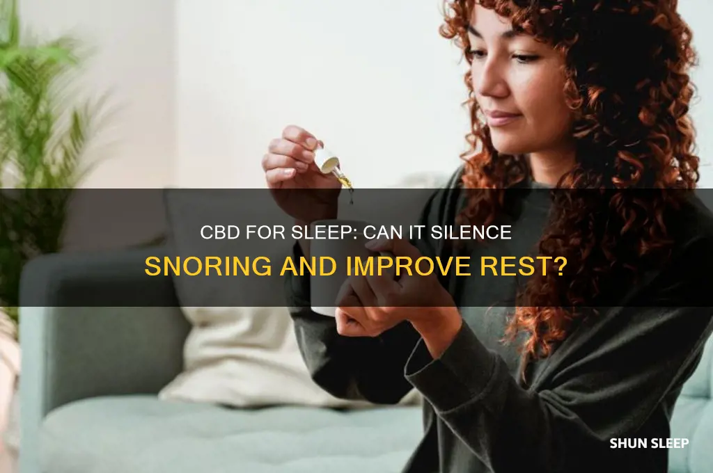 will cbd help me sleep through snoring