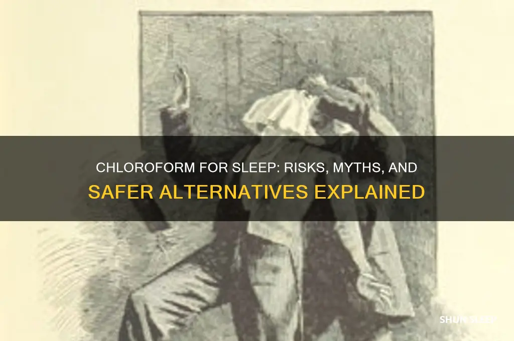 will chloroform help me sleep