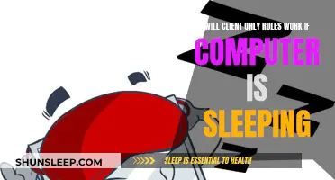 Client Rules: Do They Work When Computers Sleep?