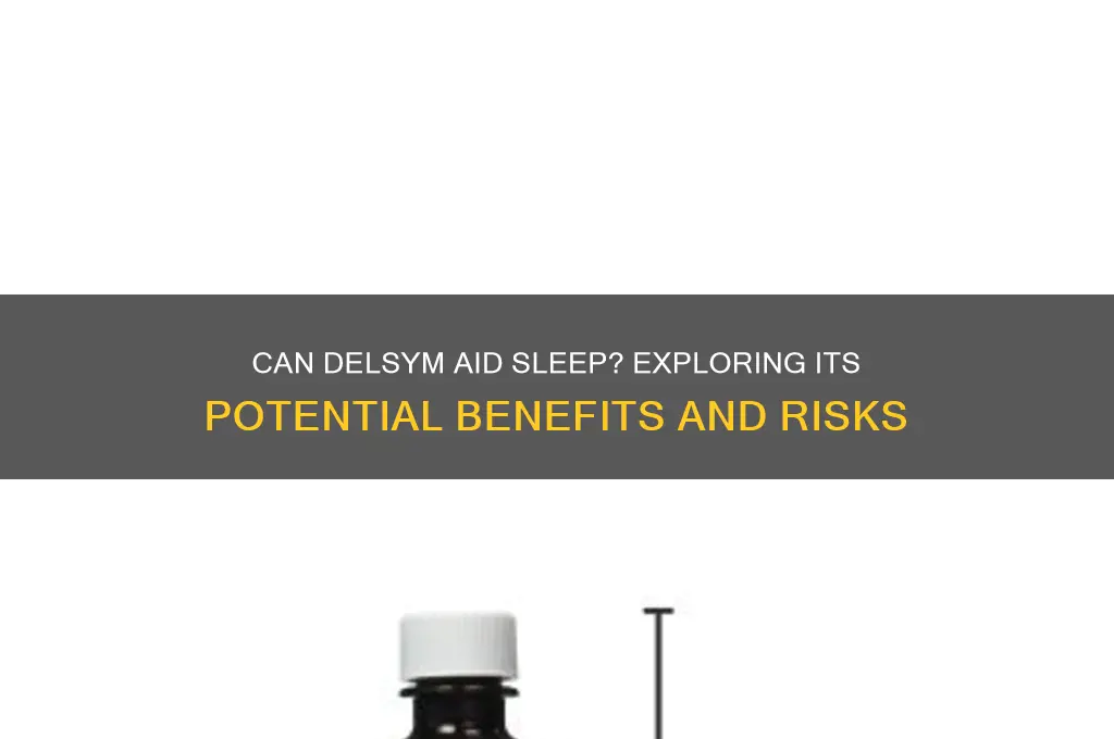 will delsym help me sleep