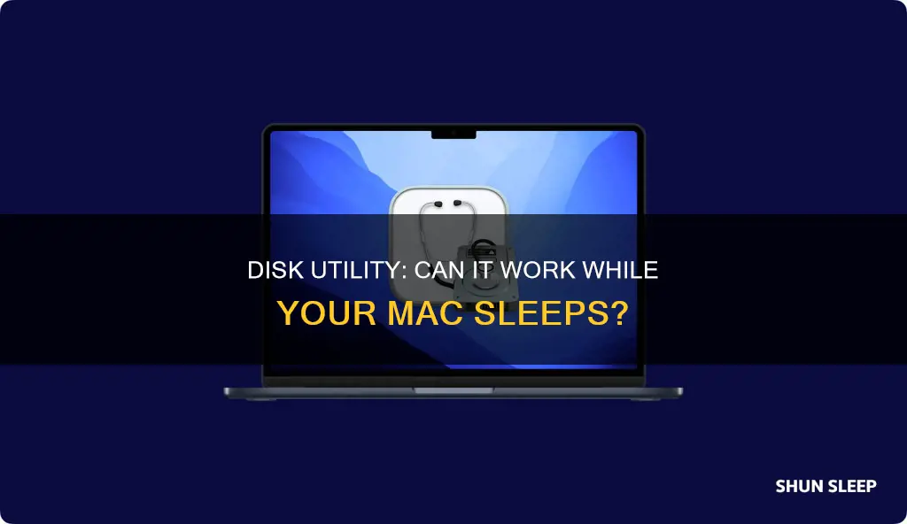 will disk utility work sleeping