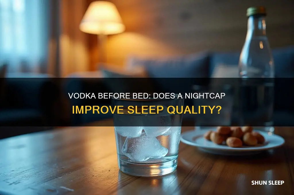 will drinking a little vodka help me sleep