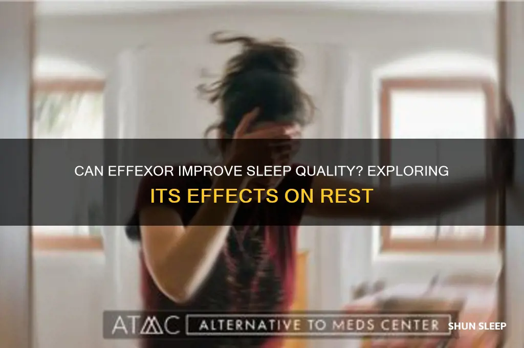 will effexor help me sleep