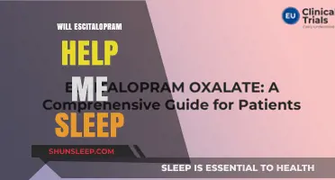 Escitalopram and Sleep: Can It Improve Your Rest?
