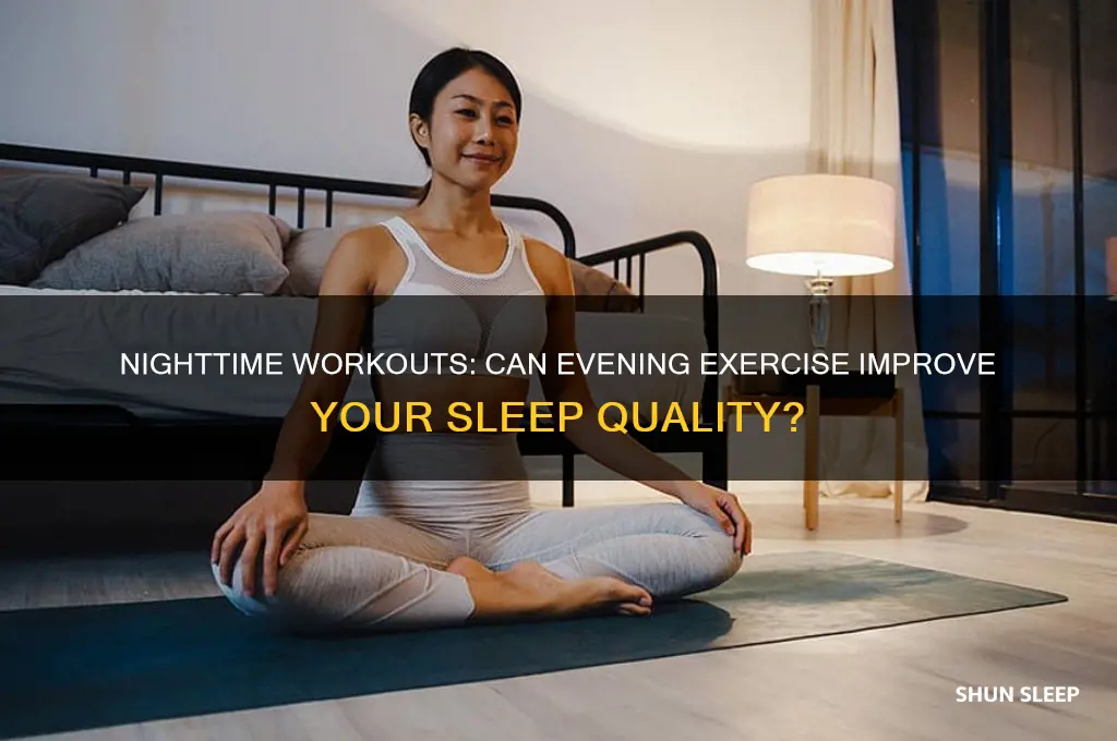 will exercise at night help me sleep