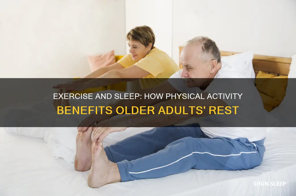 will exercise help an older person to sleep