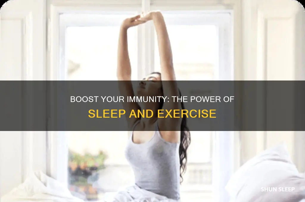 will extra sleep and exercise help your immune system