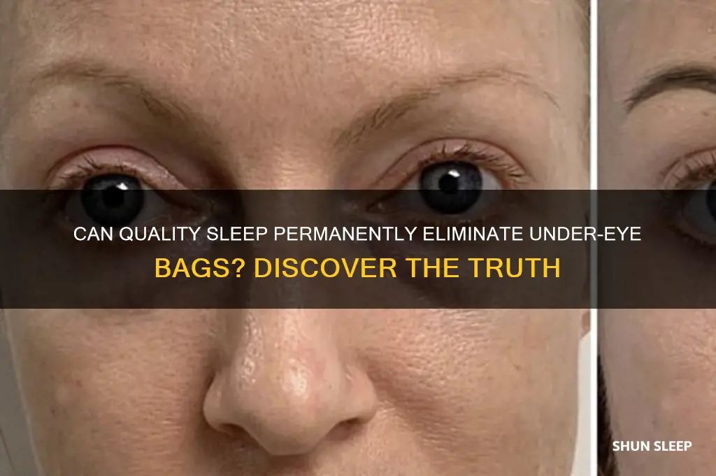 will get enough sleep remove the bags go away