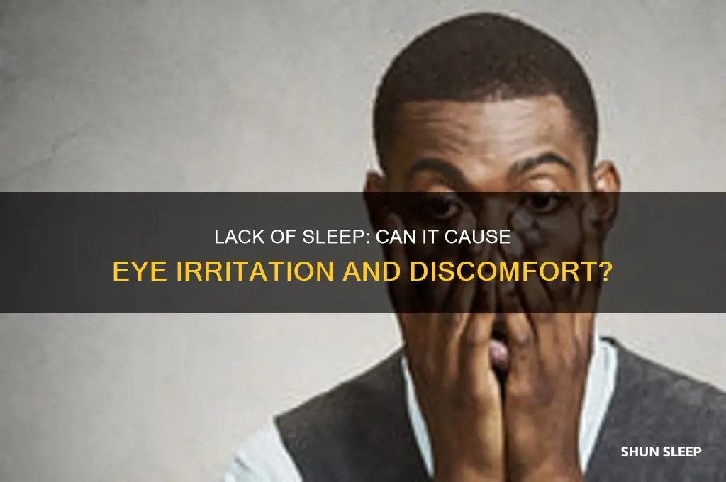 will getting no sleep irritate eyrs