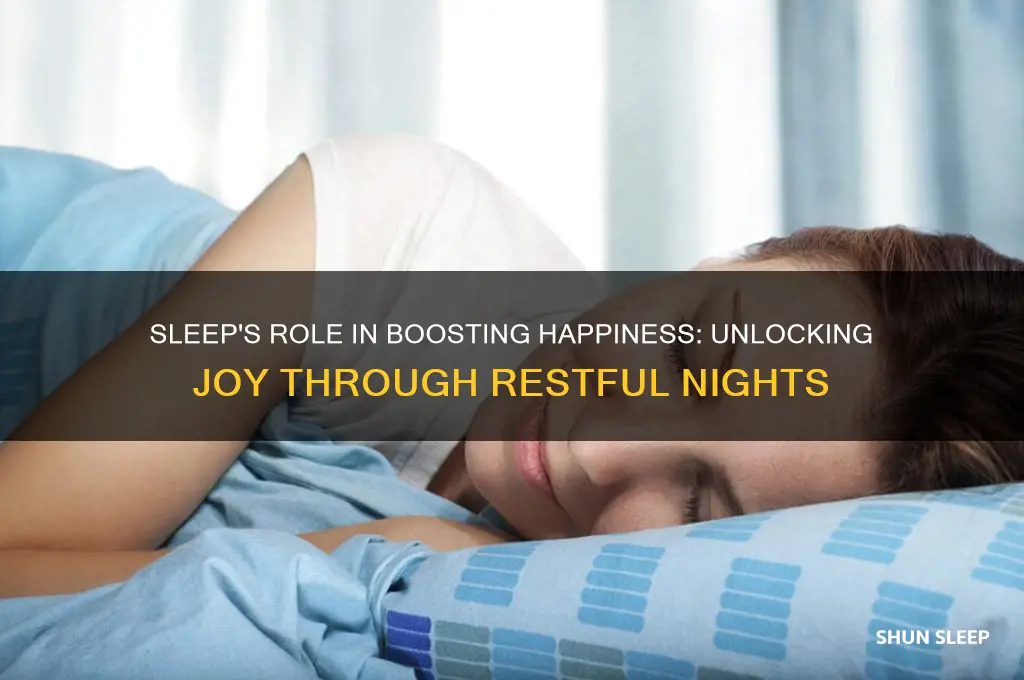 will getting sleep help you be more happy