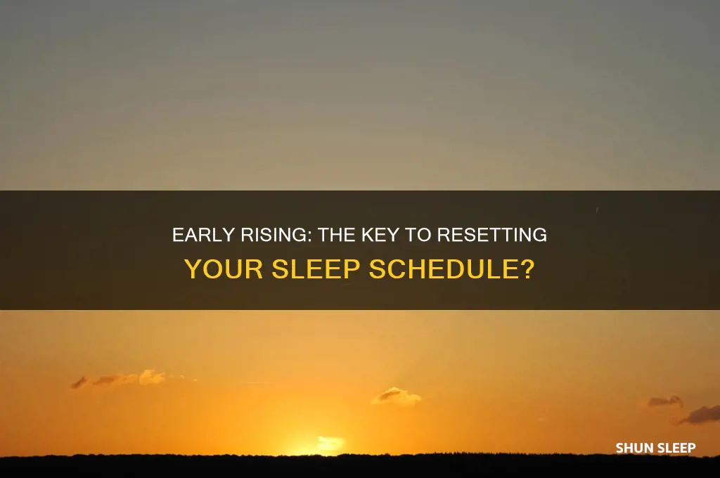 will getting up earlier help me go to sleep earlier