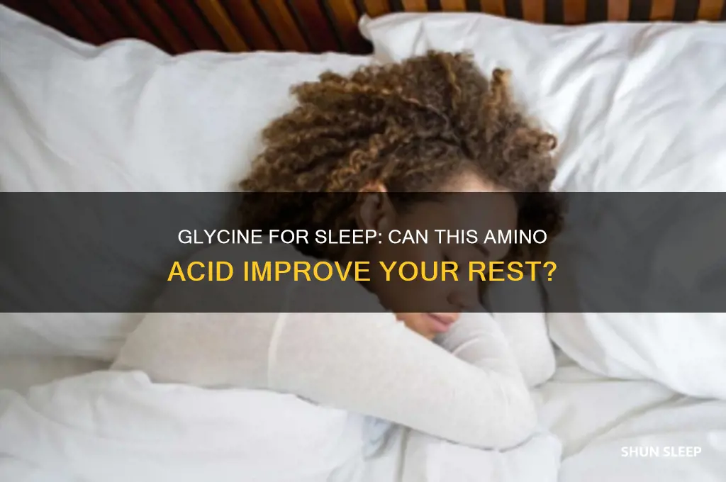 will glycine help me sleep