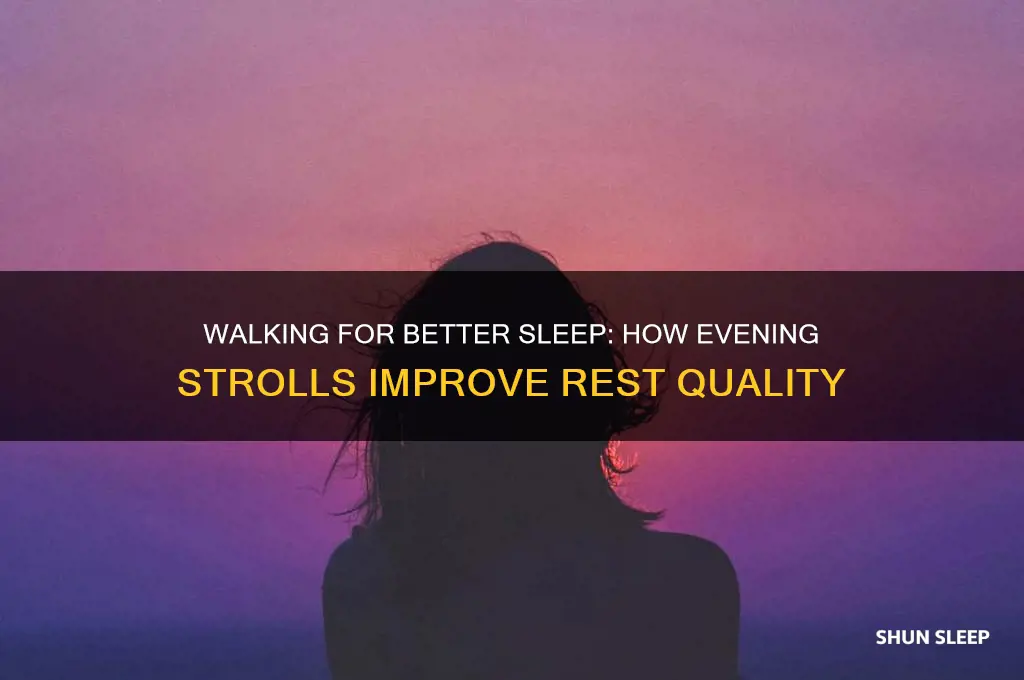 will going for a walk help me sleep