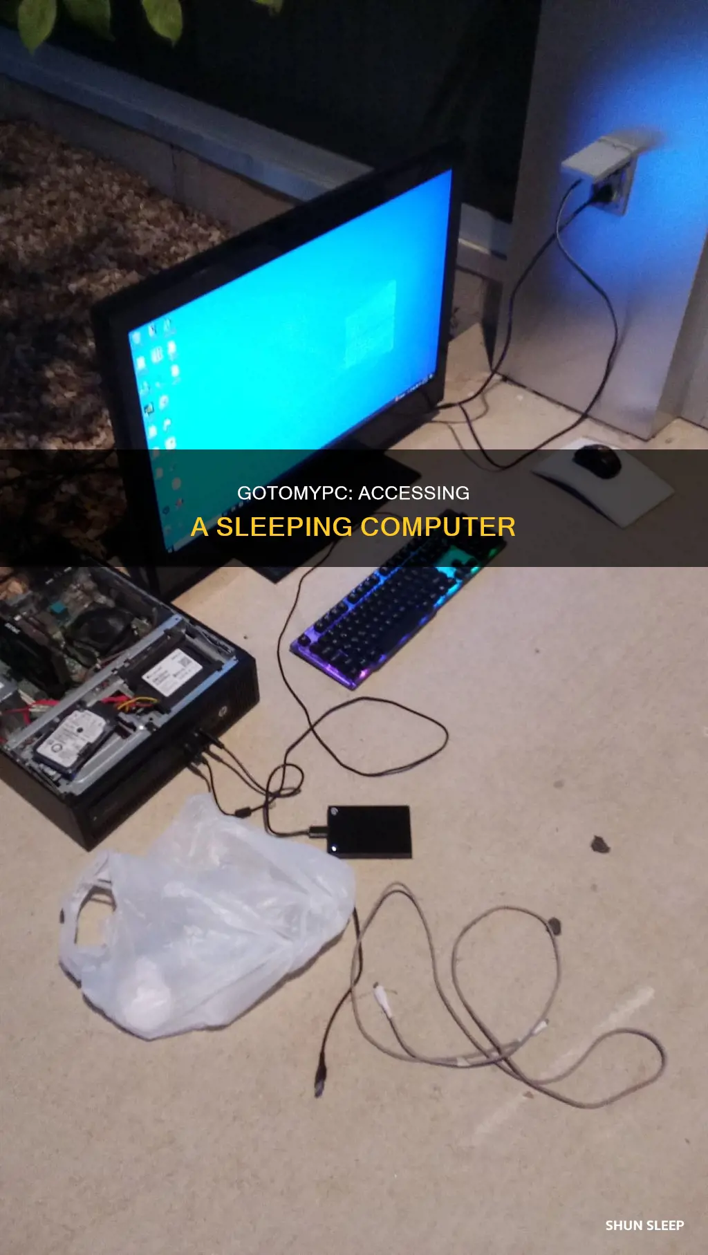 will gotomypc work on a sleeping computer