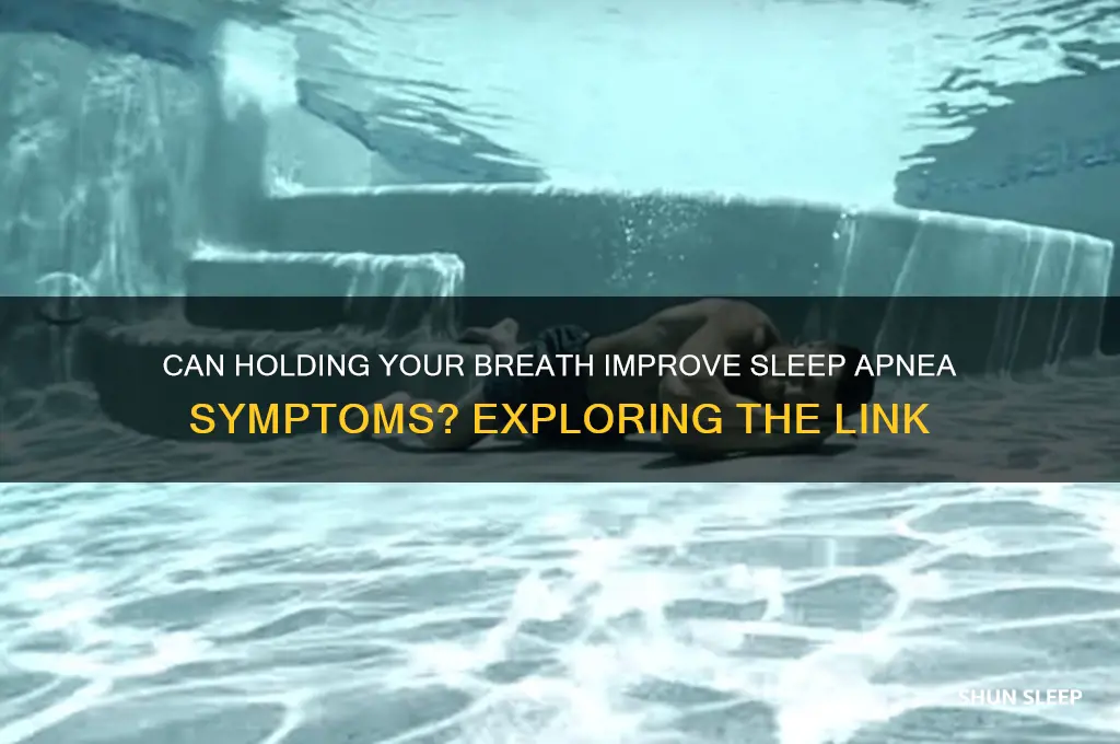 will holding breath help sleep apnea