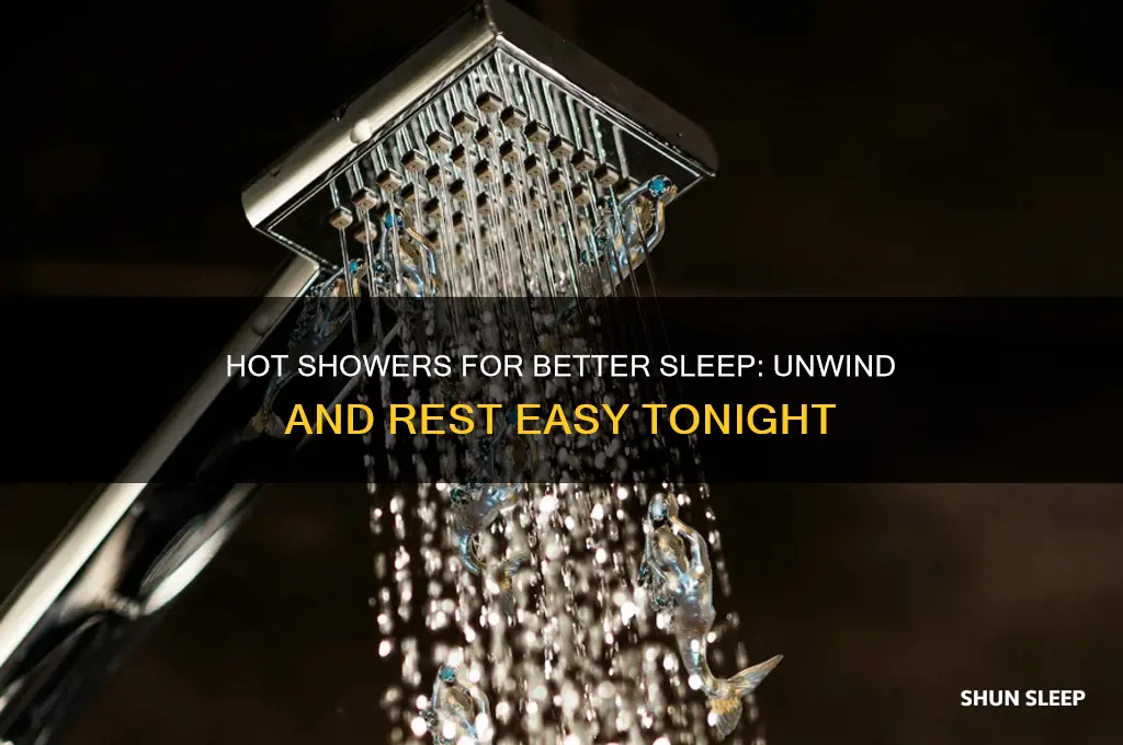 will hot shower help good night sleep